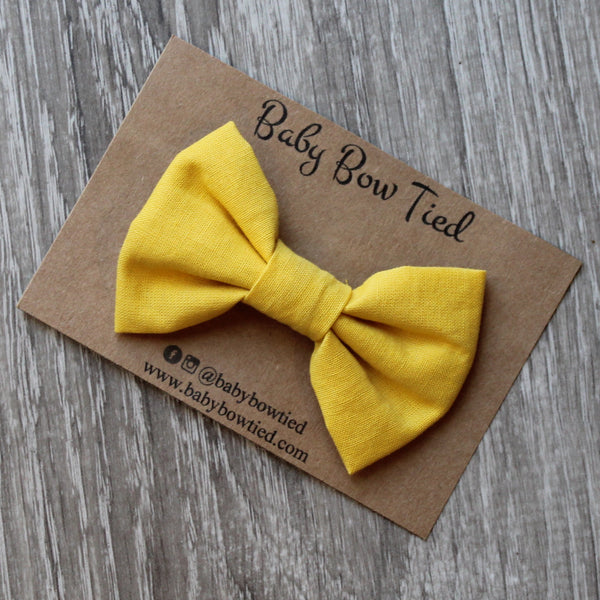 Banana Yellow Bow Tie