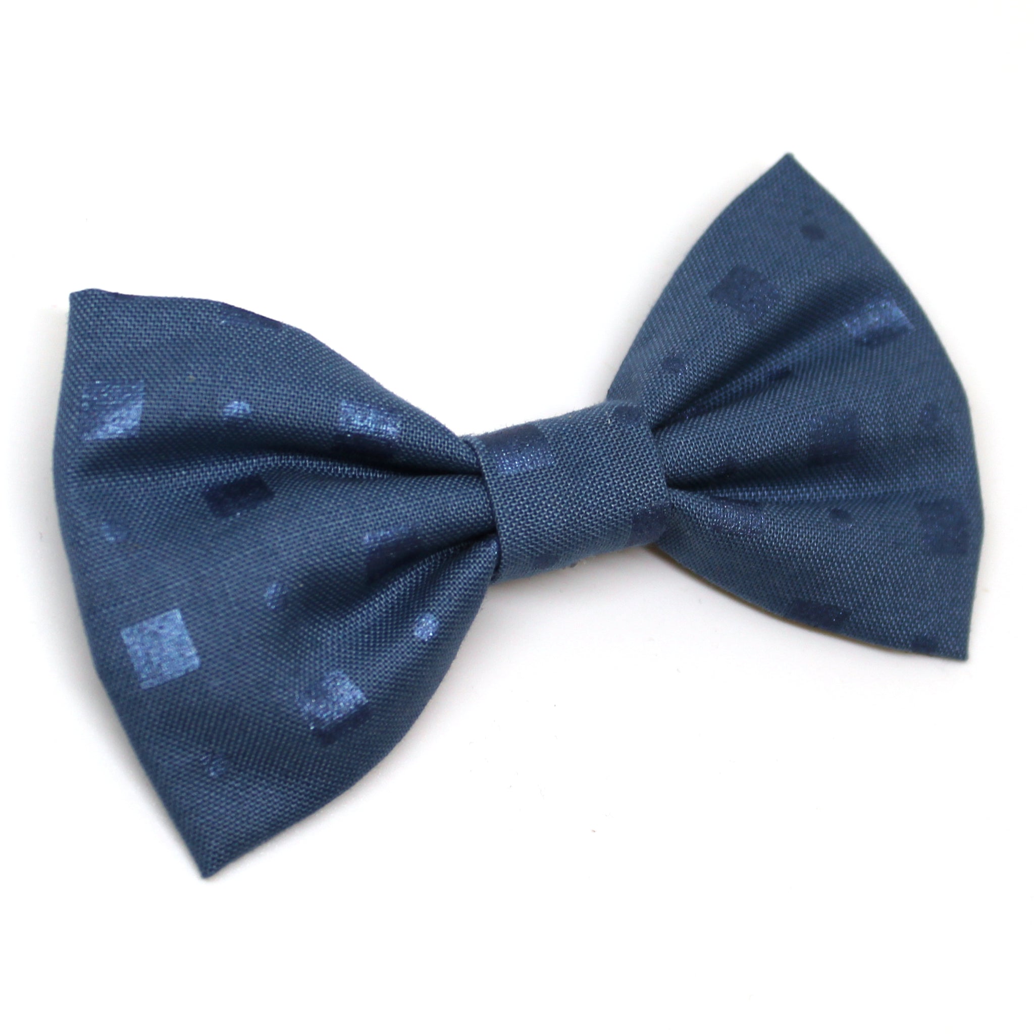 Blue Squares Bow Tie