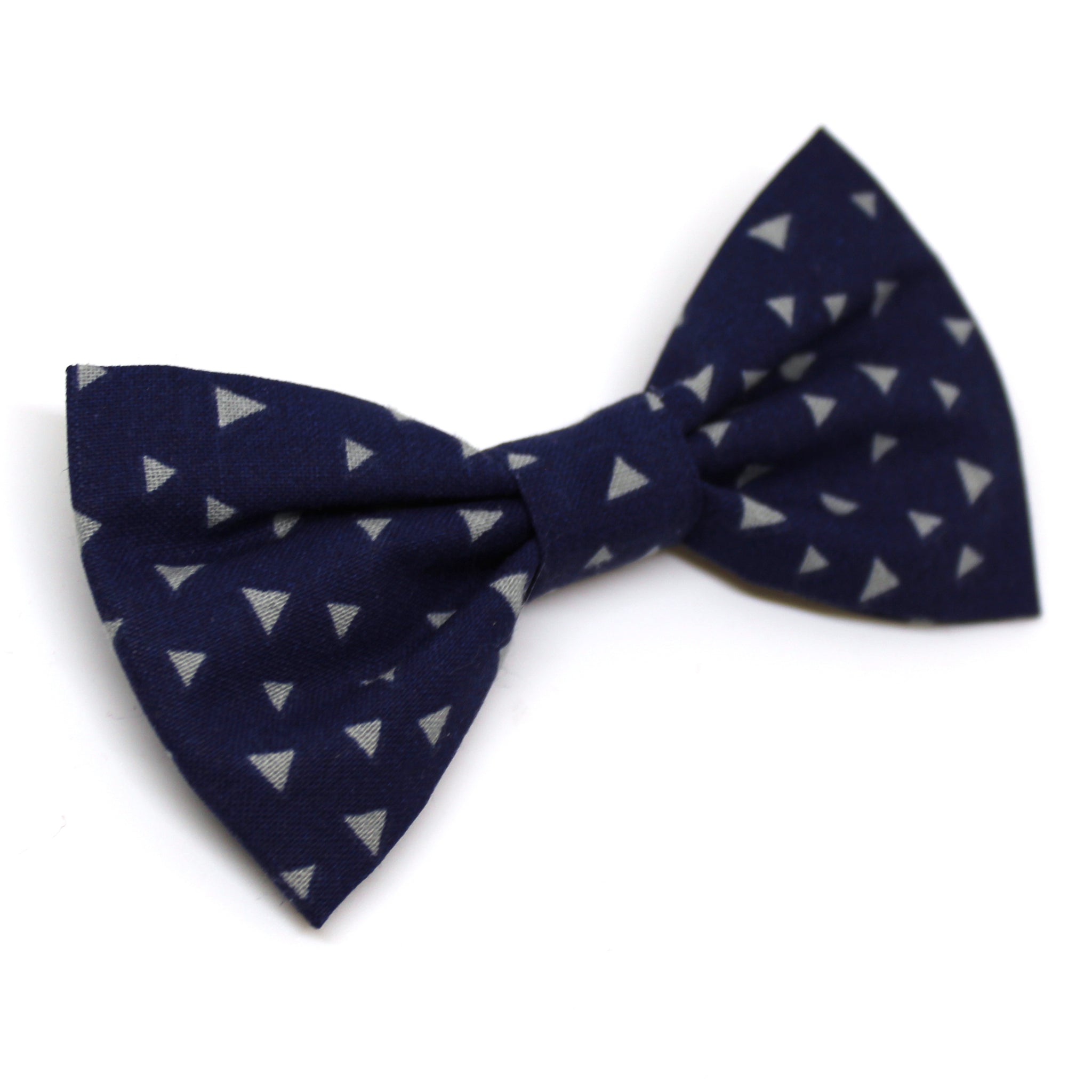 Navy Triangle Bow Tie