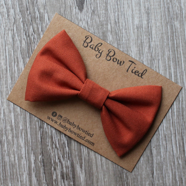 Burnt Orange Bow Tie