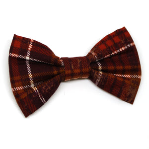 Fall Plaid Bow Tie