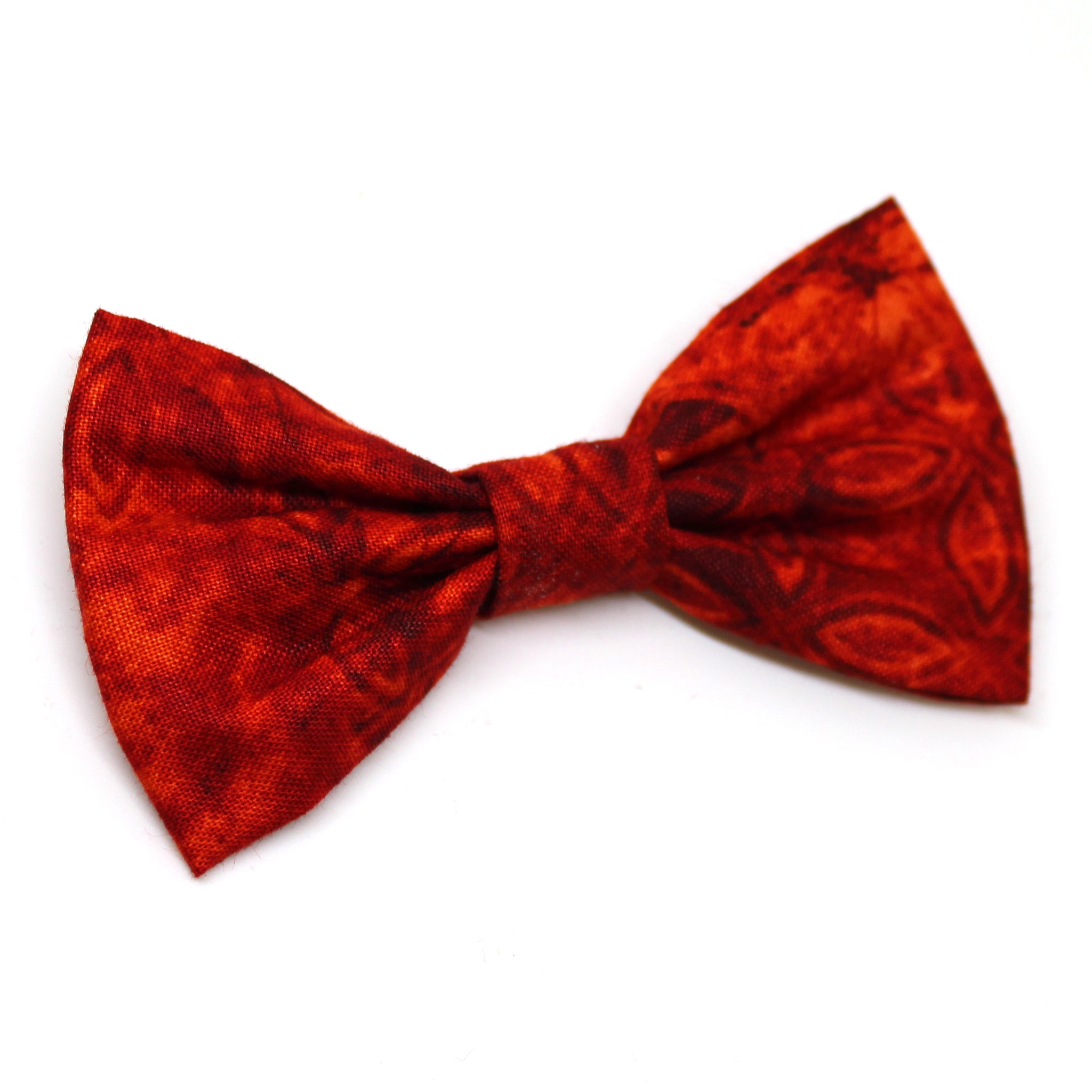Fire Red Bow Tie