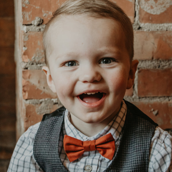 Burnt Orange Bow Tie