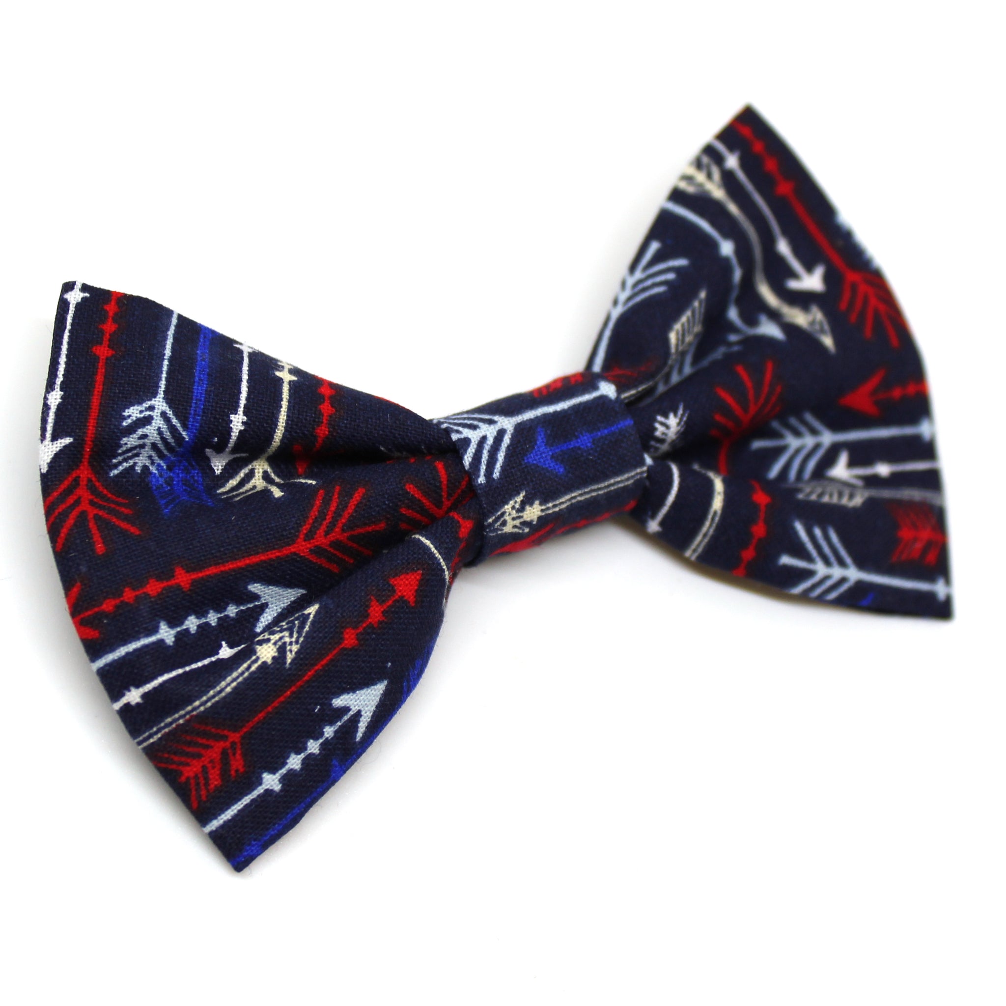 Navy Arrow Bow Tie