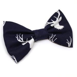 Navy Elk Bow Tie