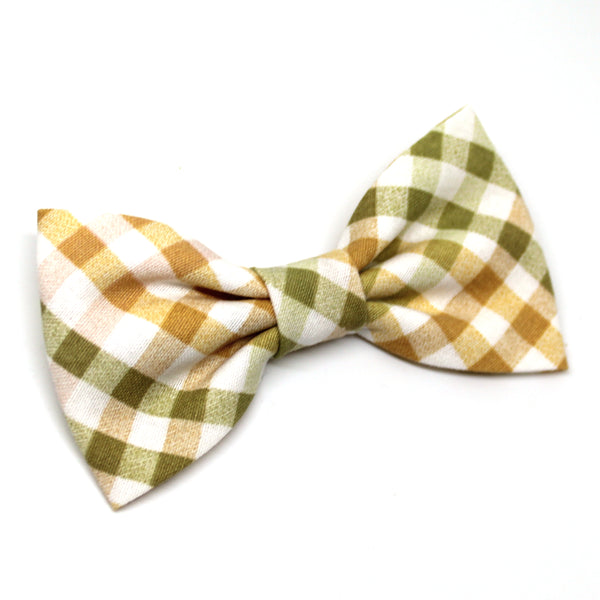 October Plaid Bow Tie