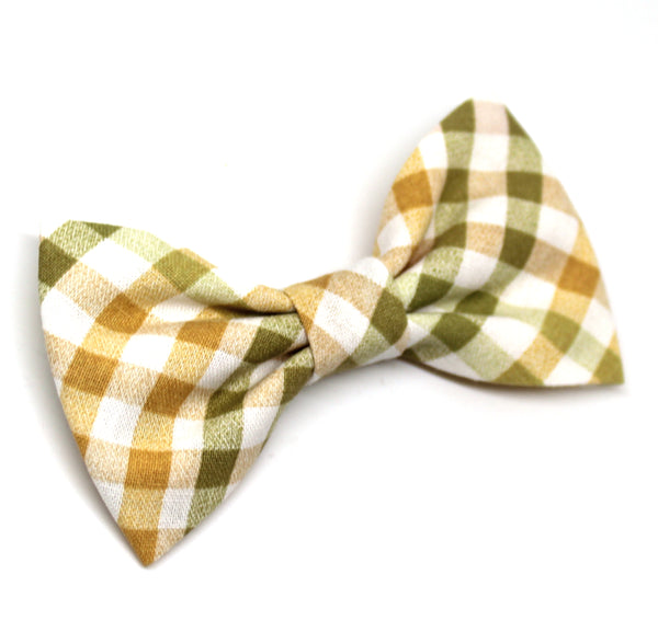 October Plaid Bow Tie