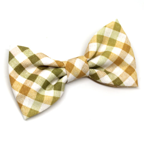 October Plaid Bow Tie