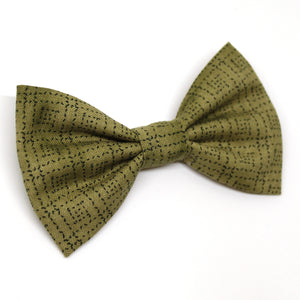 Olive Green Bow Tie