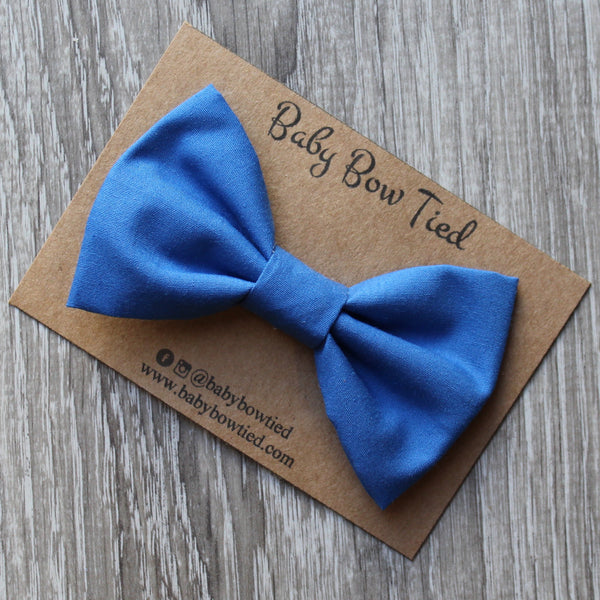 Steel Blue Bow Tie