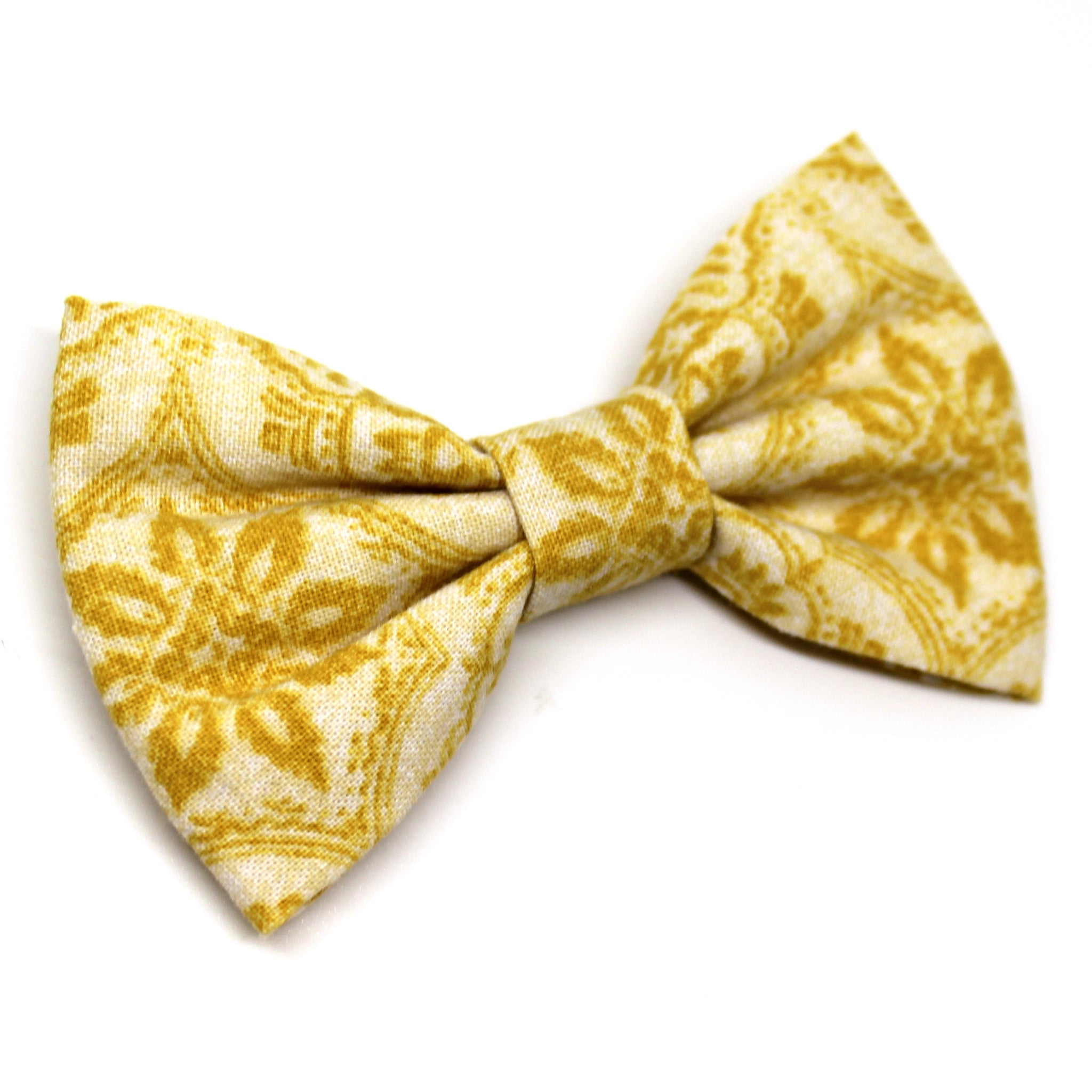 Yellow Paisley Bow Tie
