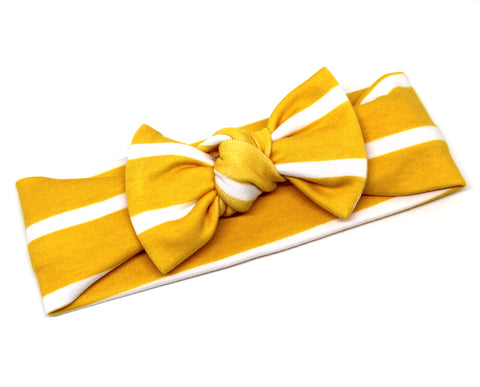 Yellow Striped Headband